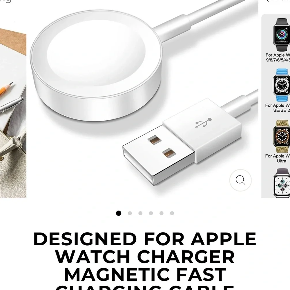Apple Magnetic Fast Charger for Watch - Silver